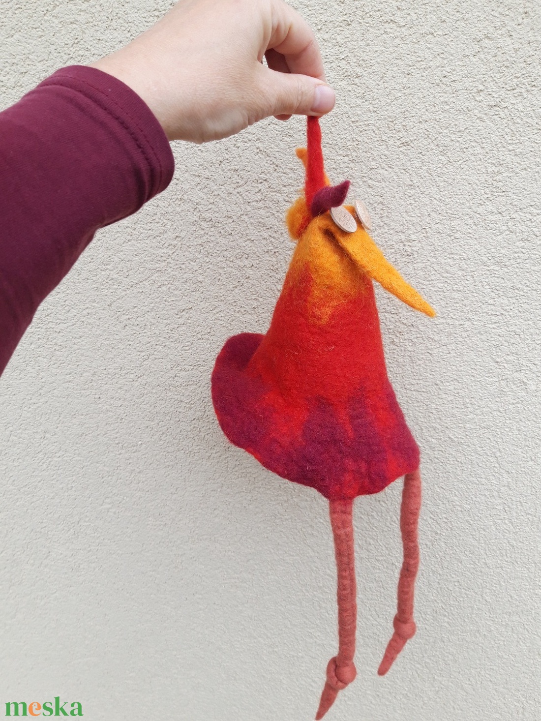 Nemez madár - játék & sport - készségfejlesztő és logikai játék - montessori szivárvány, waldorf játékok - Meska.hu