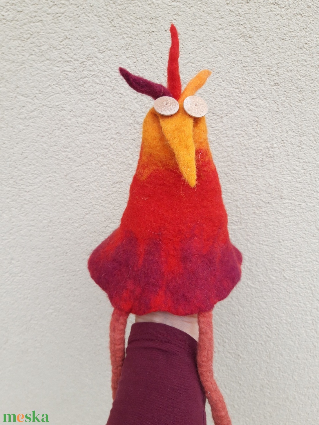 Nemez madár - játék & sport - készségfejlesztő és logikai játék - montessori szivárvány, waldorf játékok - Meska.hu