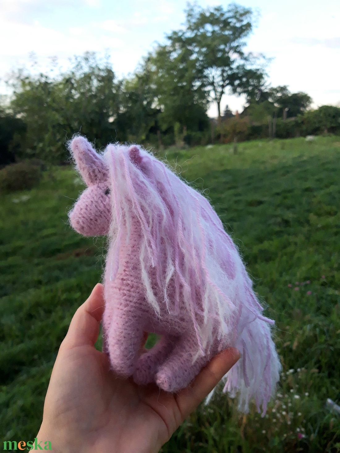 Színes unikornis plüss gyapjúfonalból - játék & sport - plüssállat & játékfigura - unikornis - Meska.hu