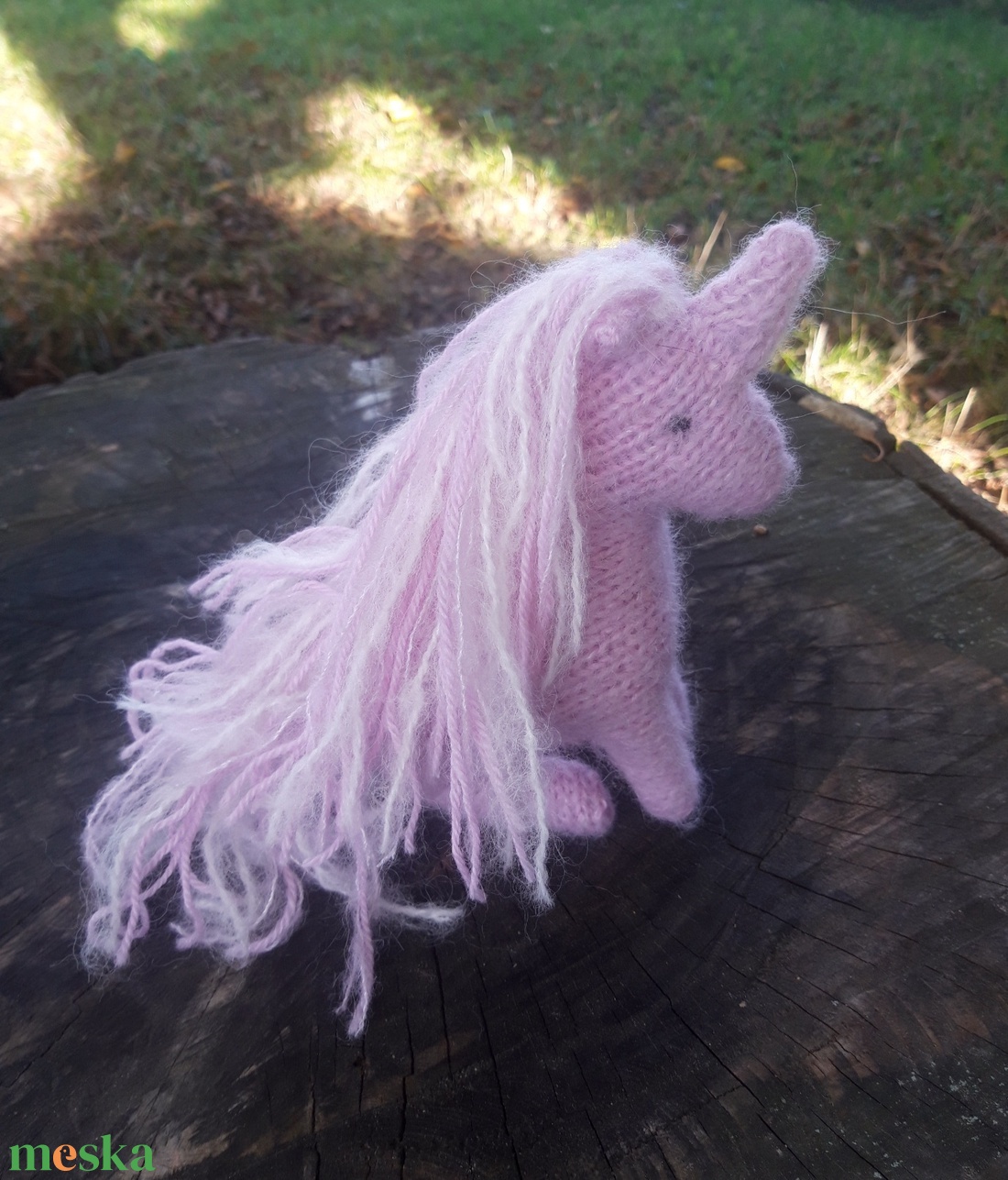 Színes unikornis plüss gyapjúfonalból - játék & sport - plüssállat & játékfigura - unikornis - Meska.hu
