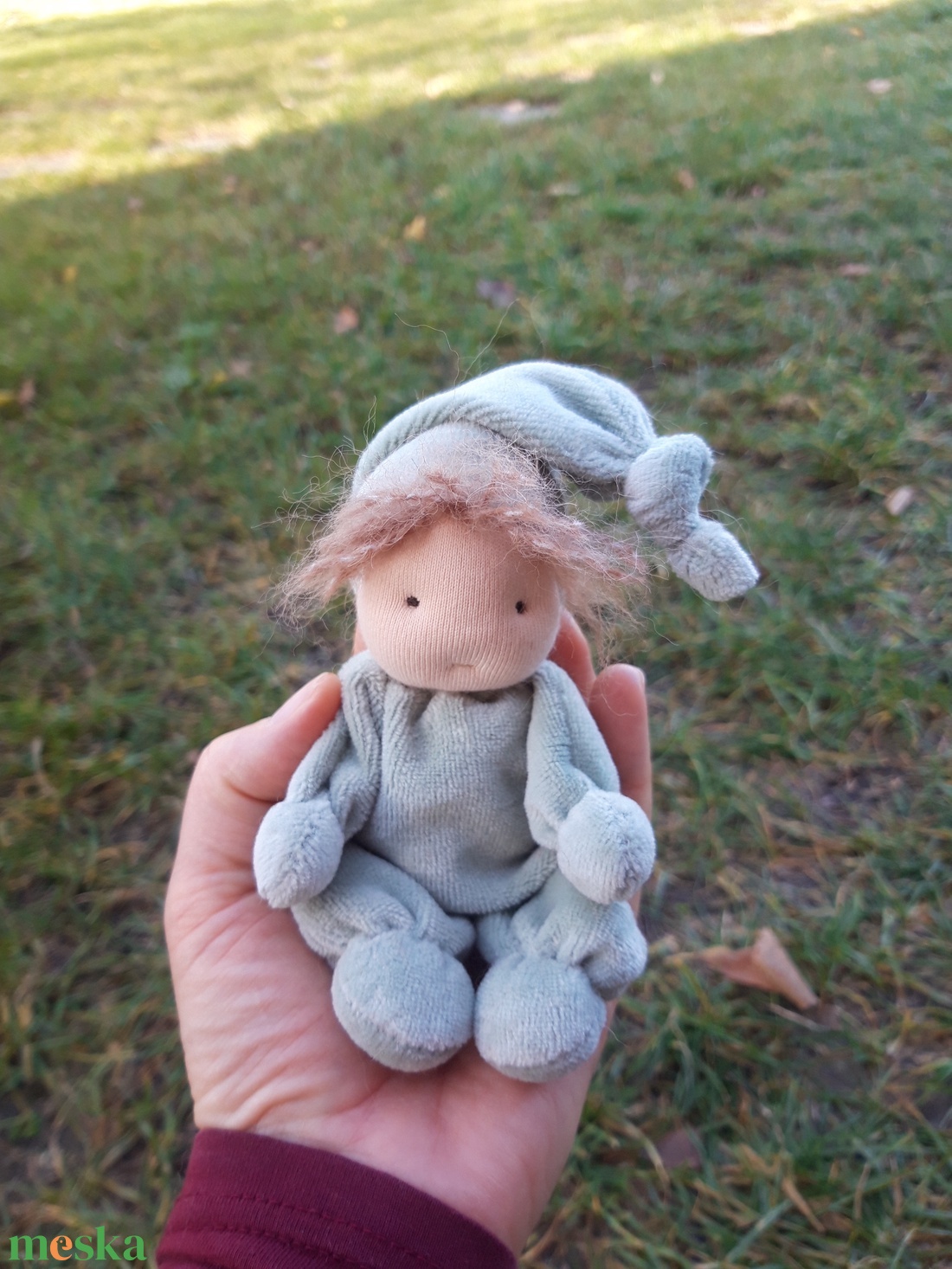 Kicsi Waldorf csillag-baba  - játék & sport - készségfejlesztő és logikai játék - montessori szivárvány, waldorf játékok - Meska.hu