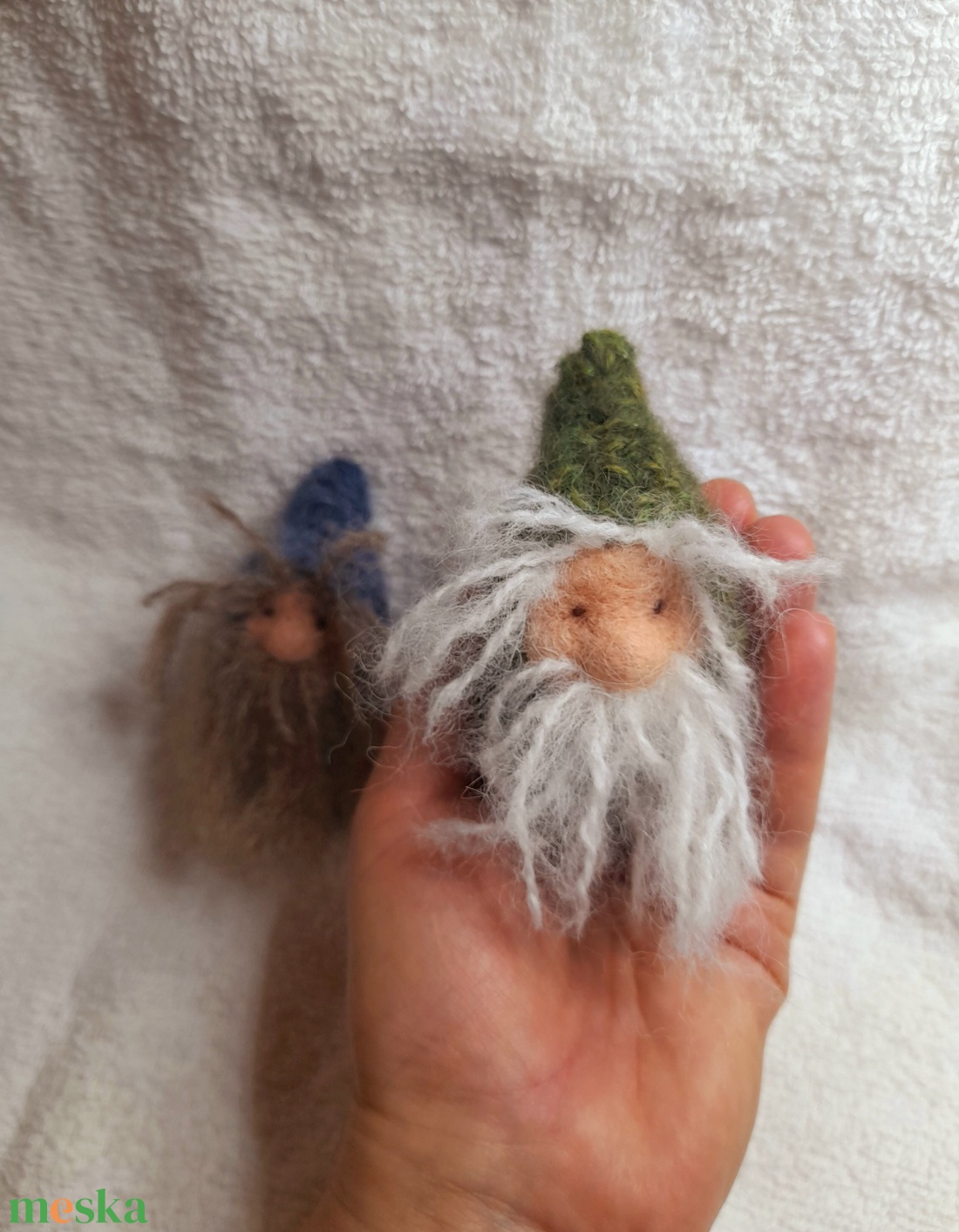 Gyapjú törpék évszakasztalra - játék & sport - készségfejlesztő és logikai játék - montessori szivárvány, waldorf játékok - Meska.hu