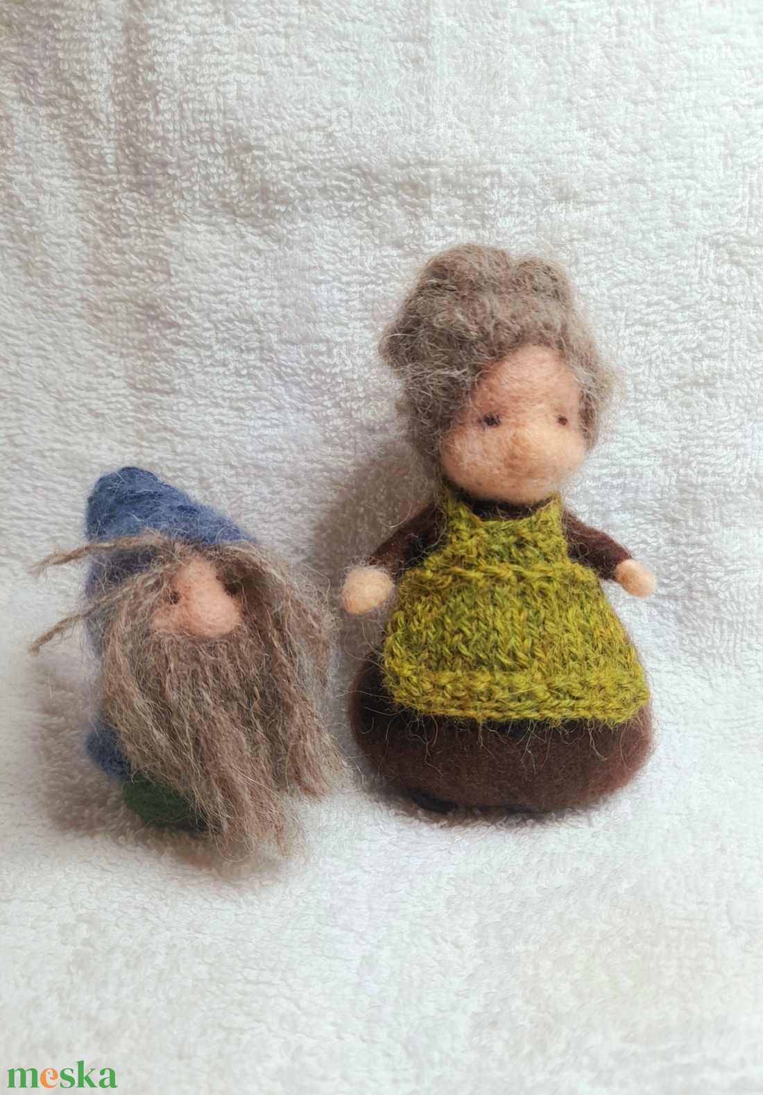 Gyapjú törpék évszakasztalra - játék & sport - készségfejlesztő és logikai játék - montessori szivárvány, waldorf játékok - Meska.hu