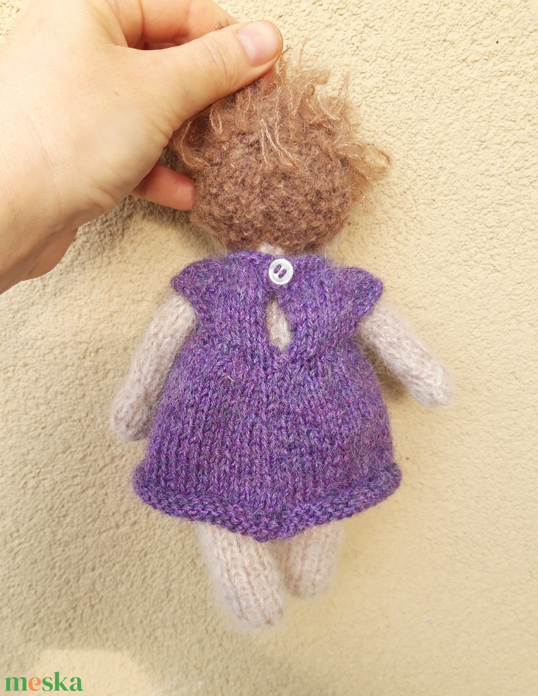 Kötött süni baba gyapjúból - játék & sport - készségfejlesztő és logikai játék - készségfejlesztő és logikai játék - Meska.hu