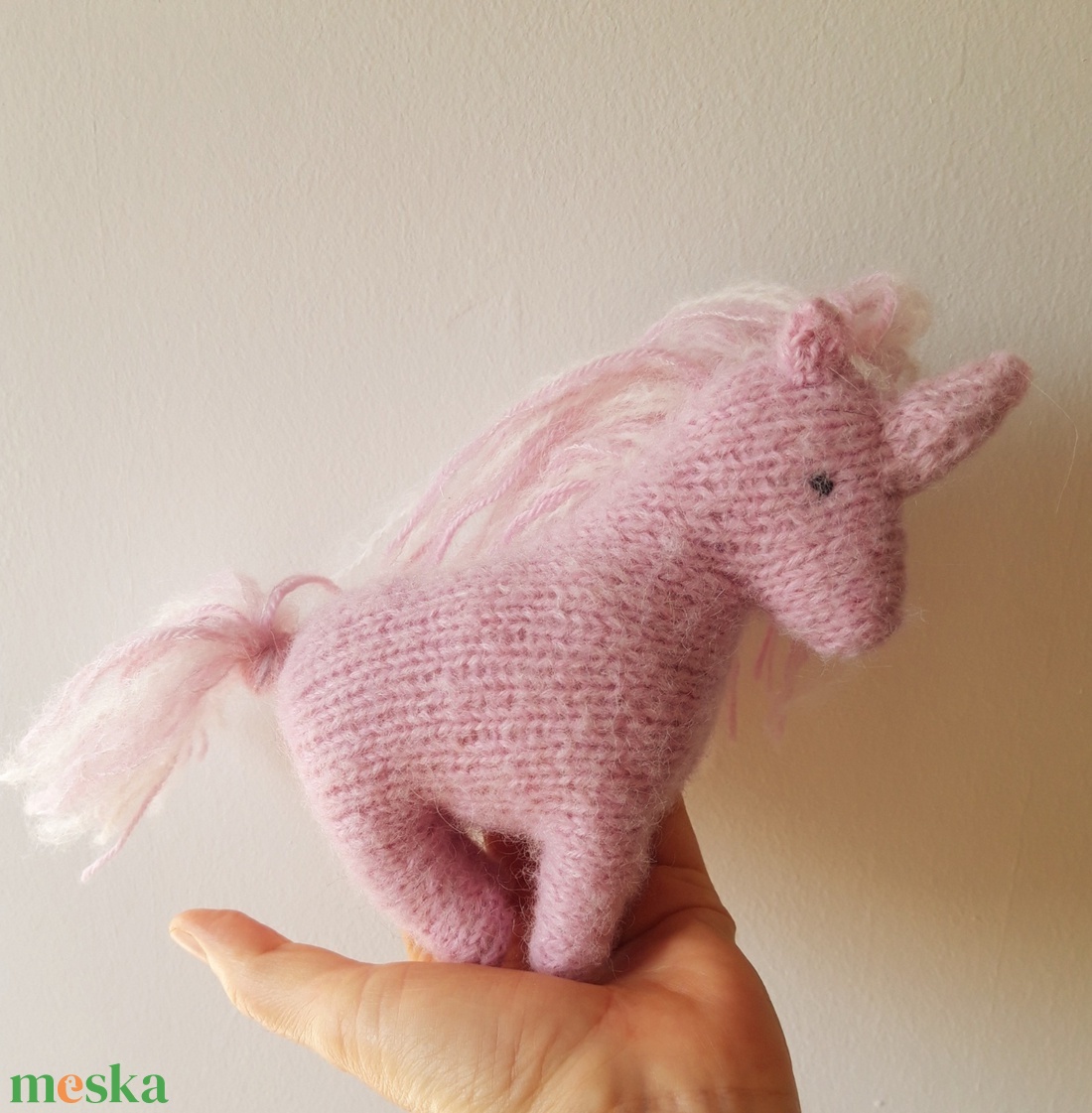 Színes unikornis plüss gyapjúfonalból - játék & sport - plüssállat & játékfigura - unikornis - Meska.hu