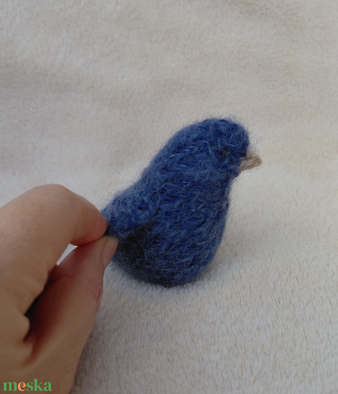 Mini madárka plüss gyapjúfonalból -  - játék & sport - plüssállat & játékfigura - madár - Meska.hu