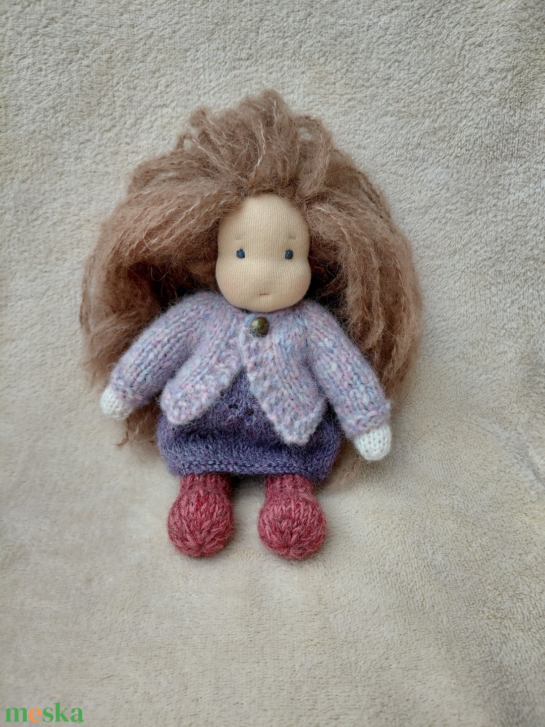 Kötött testű baba Konfetti - játék & sport - baba & babaház - baba - Meska.hu