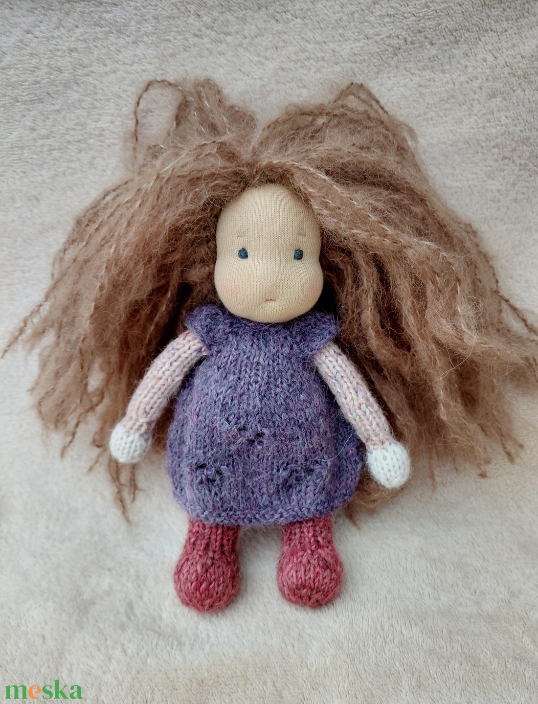 Kötött testű baba Konfetti - játék & sport - baba & babaház - baba - Meska.hu