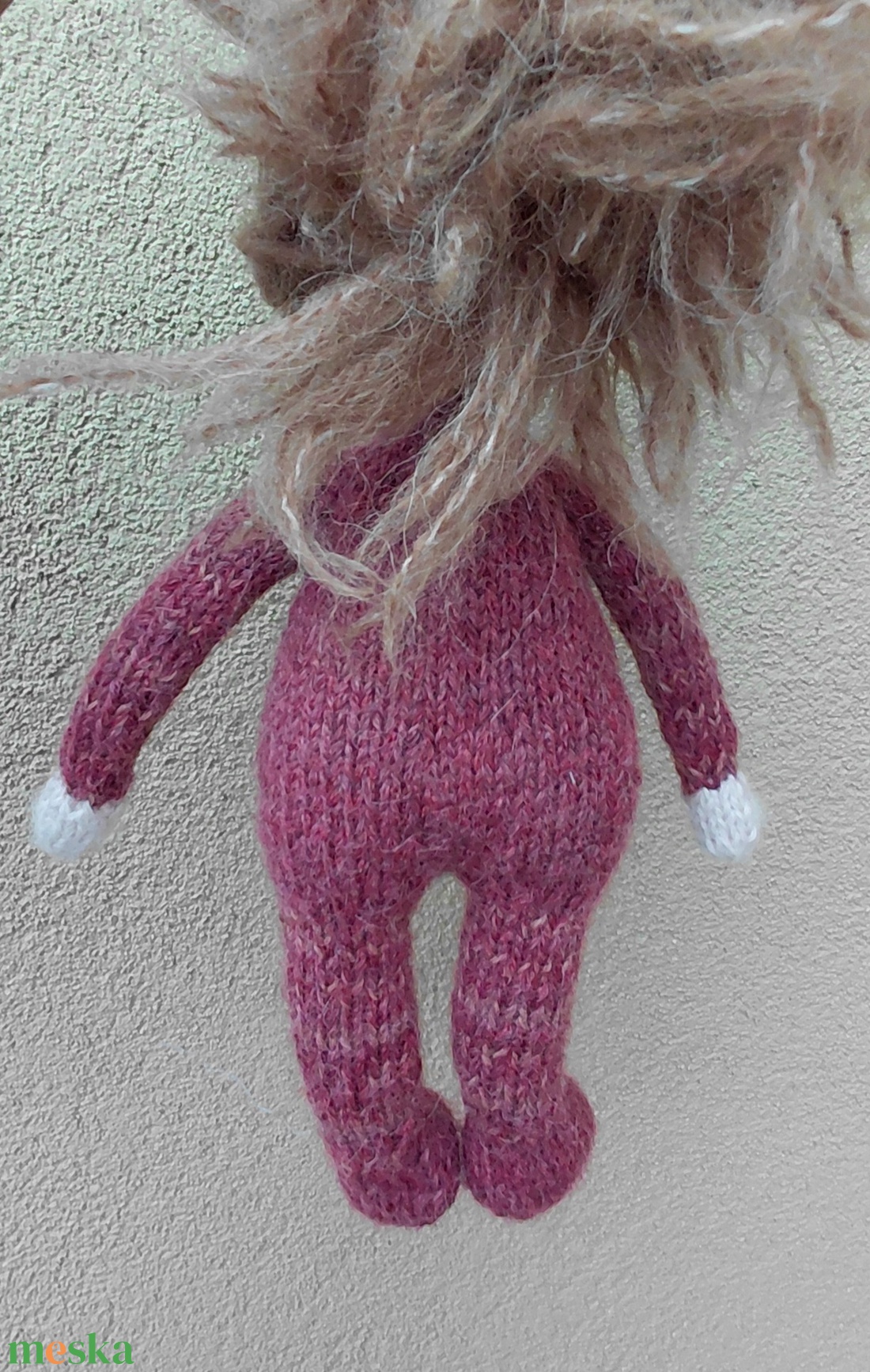 Kötött testű baba 28 cm - játék & sport - készségfejlesztő és logikai játék - montessori szivárvány, waldorf játékok - Meska.hu