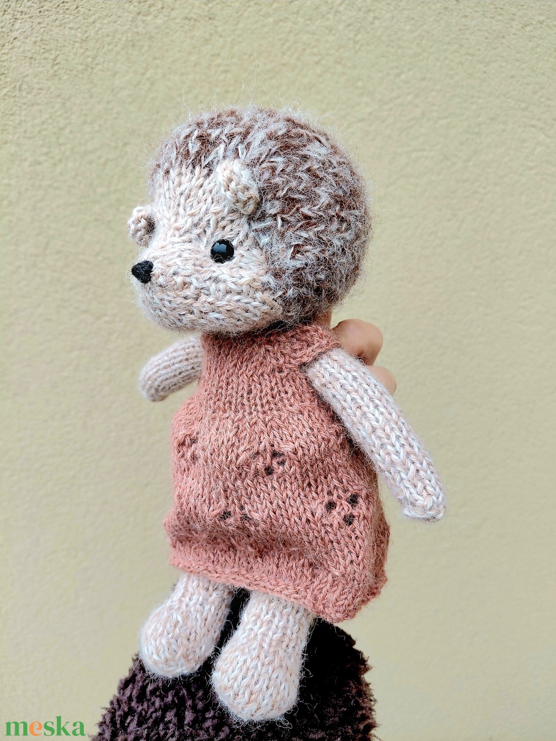 Süni lány baba plüss - játék & sport - baba & babaház - baba - Meska.hu