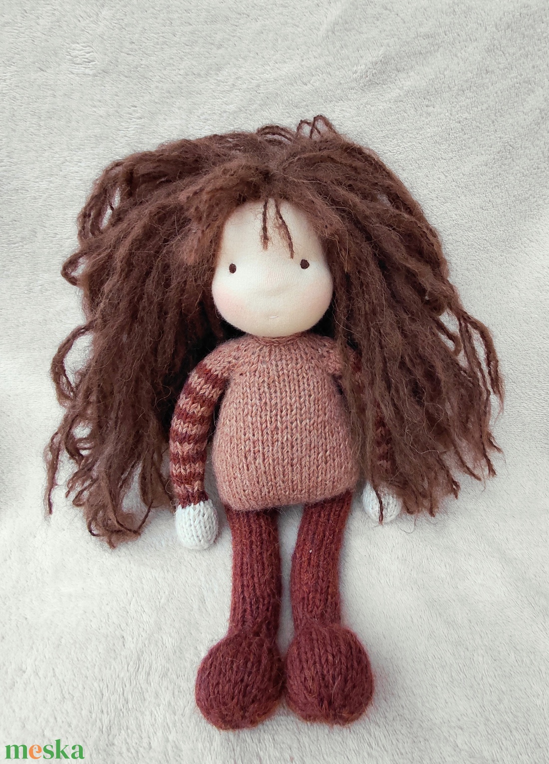Kötött testű baba 28 cm - játék & sport - baba & babaház - baba - Meska.hu