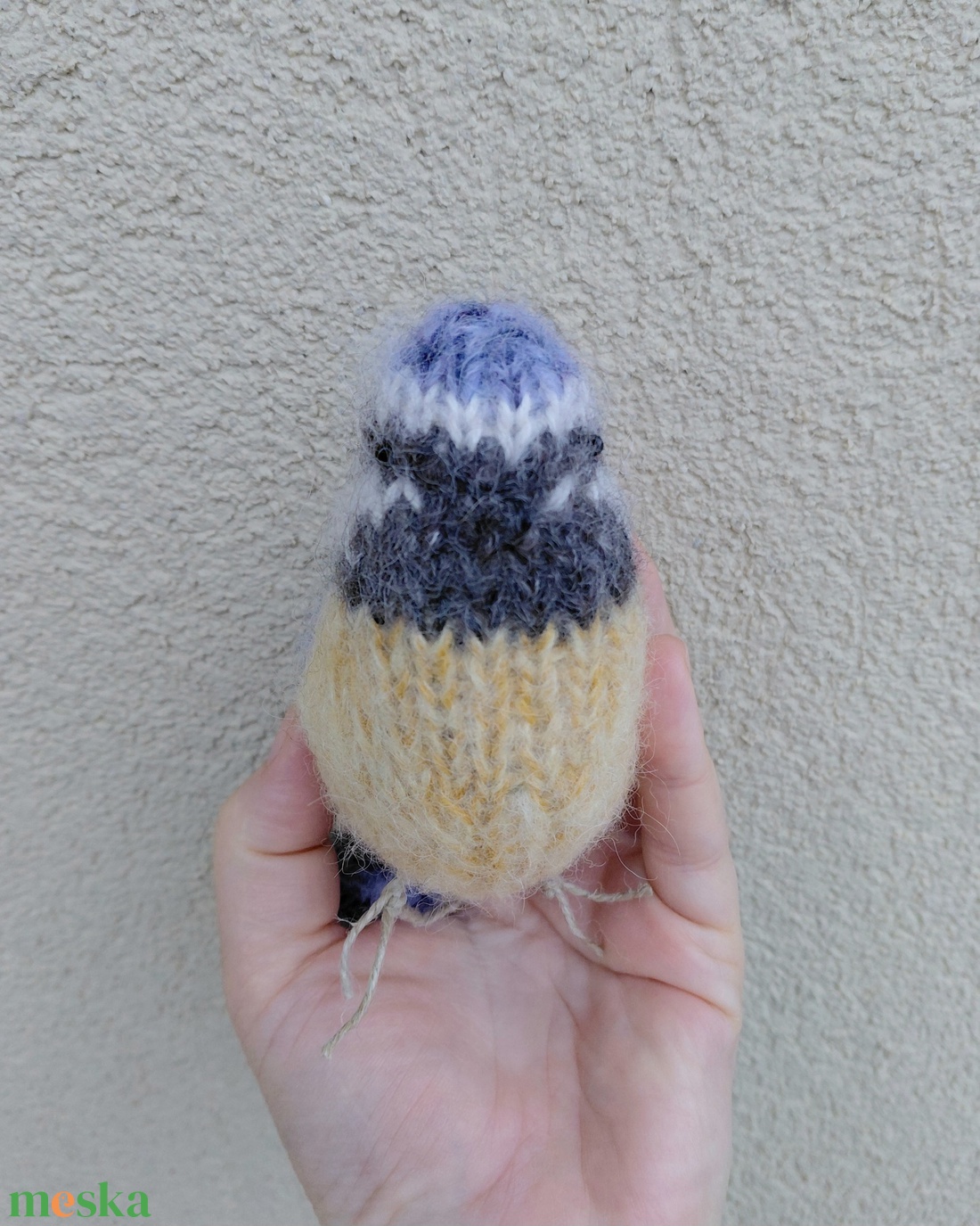 Cinke plüss 100% gyapjúfonalból kötve - játék & sport - plüssállat & játékfigura - madár - Meska.hu