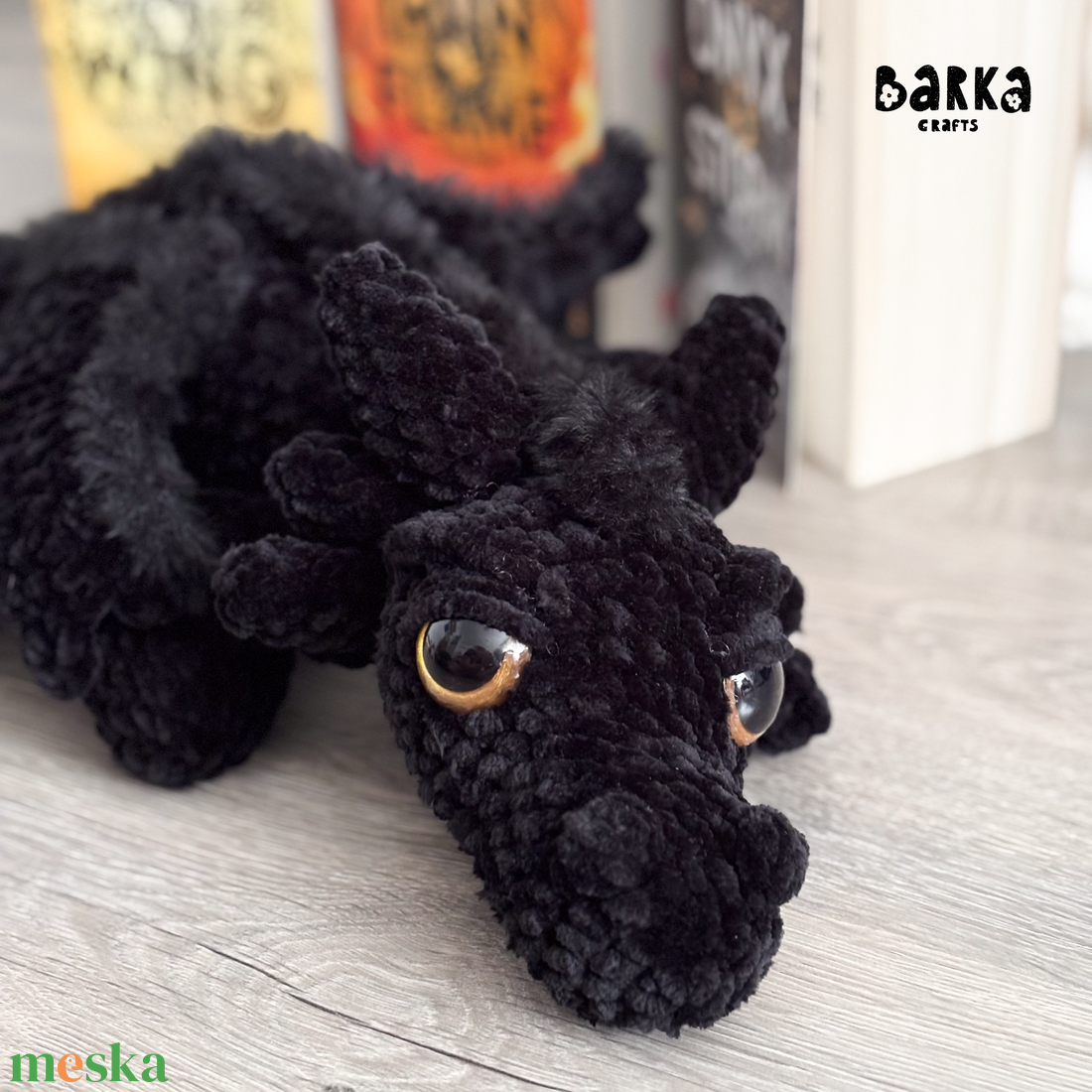 Tairn sárkány horgolt plüss - játék & sport - plüssállat & játékfigura - más figura - Meska.hu