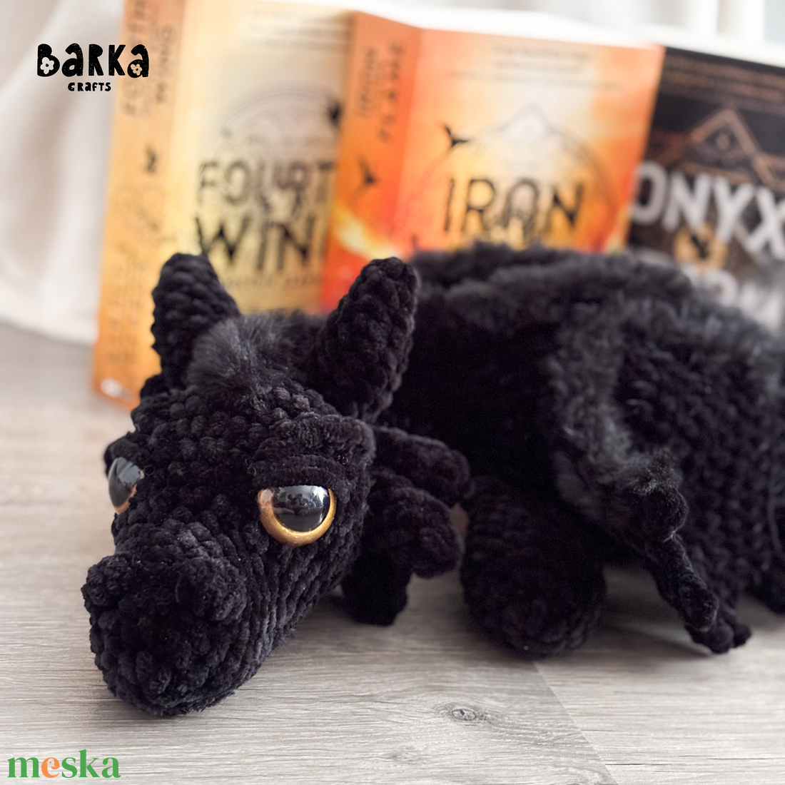 Tairn sárkány horgolt plüss - játék & sport - plüssállat & játékfigura - más figura - Meska.hu