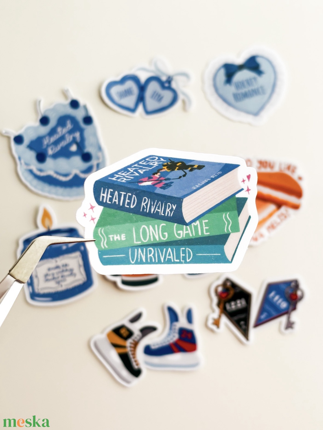 Heated Rivalry (Rozanov, Hollander) laminált matrica szett - otthon & életmód - papír, írószer - matrica, matrica csomag - Meska.hu