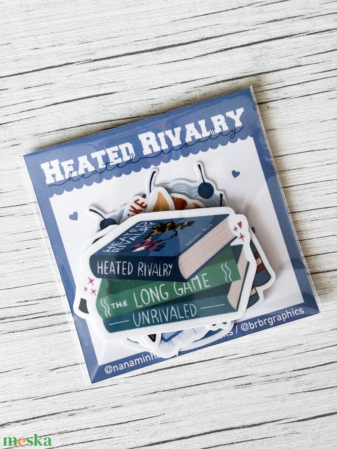 Heated Rivalry (Rozanov, Hollander) laminált matrica szett - otthon & életmód - papír, írószer - matrica, matrica csomag - Meska.hu