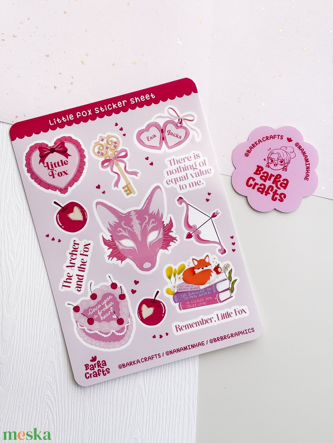 Romantasy Matrica Csomag (4 ív egyben) - otthon & életmód - papír, írószer - matrica, matrica csomag - Meska.hu