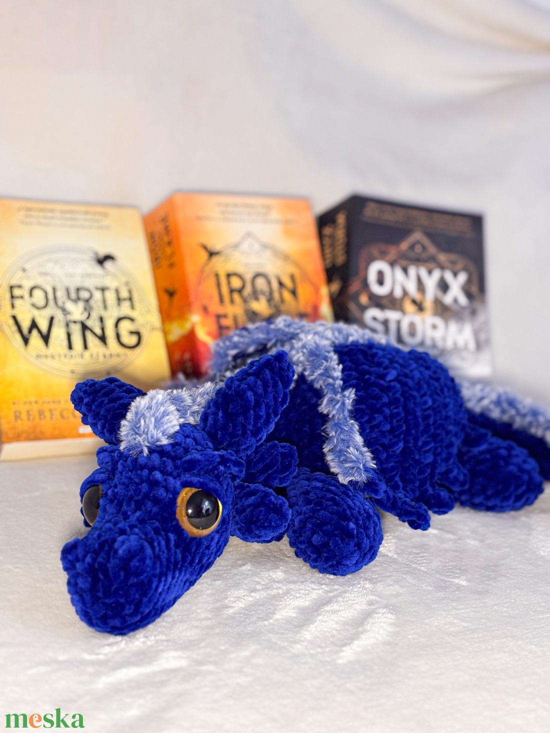 Sgaeyl sárkány horgolt plüss amigurumi - játék & sport - plüssállat & játékfigura - plüss sárkány - Meska.hu