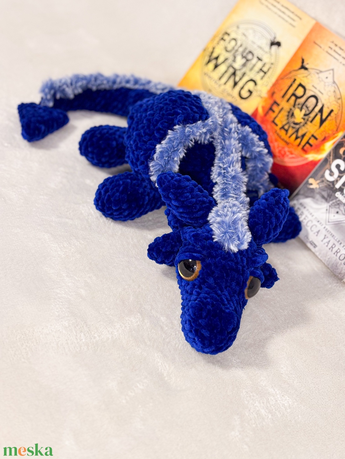 Sgaeyl sárkány horgolt plüss amigurumi - játék & sport - plüssállat & játékfigura - plüss sárkány - Meska.hu