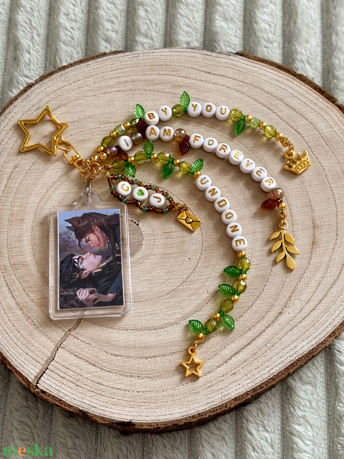 Cruel Prince Cardan és Jude gyöngy kulcstartó - táska & tok - kulcstartó & táskadísz - kulcstartó - Meska.hu