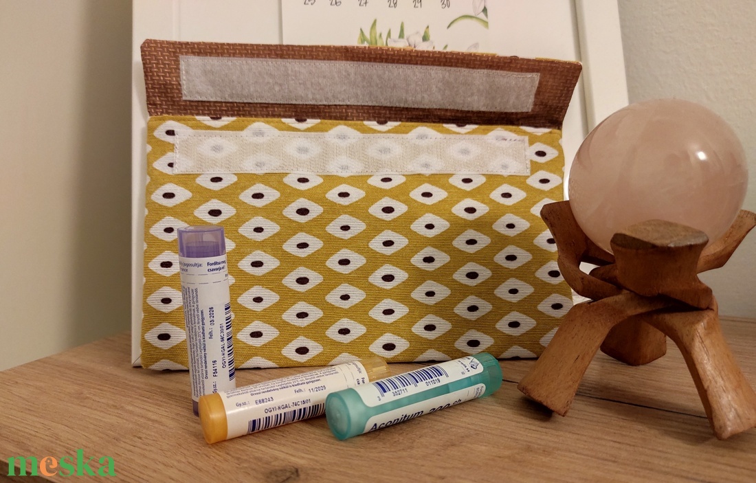 Homeopátiás neszesszer - sárga mintás - táska & tok - neszesszer - Meska.hu Homeopátiás neszesszer - sárga mintás - táska & tok - neszesszer - Meska.hu