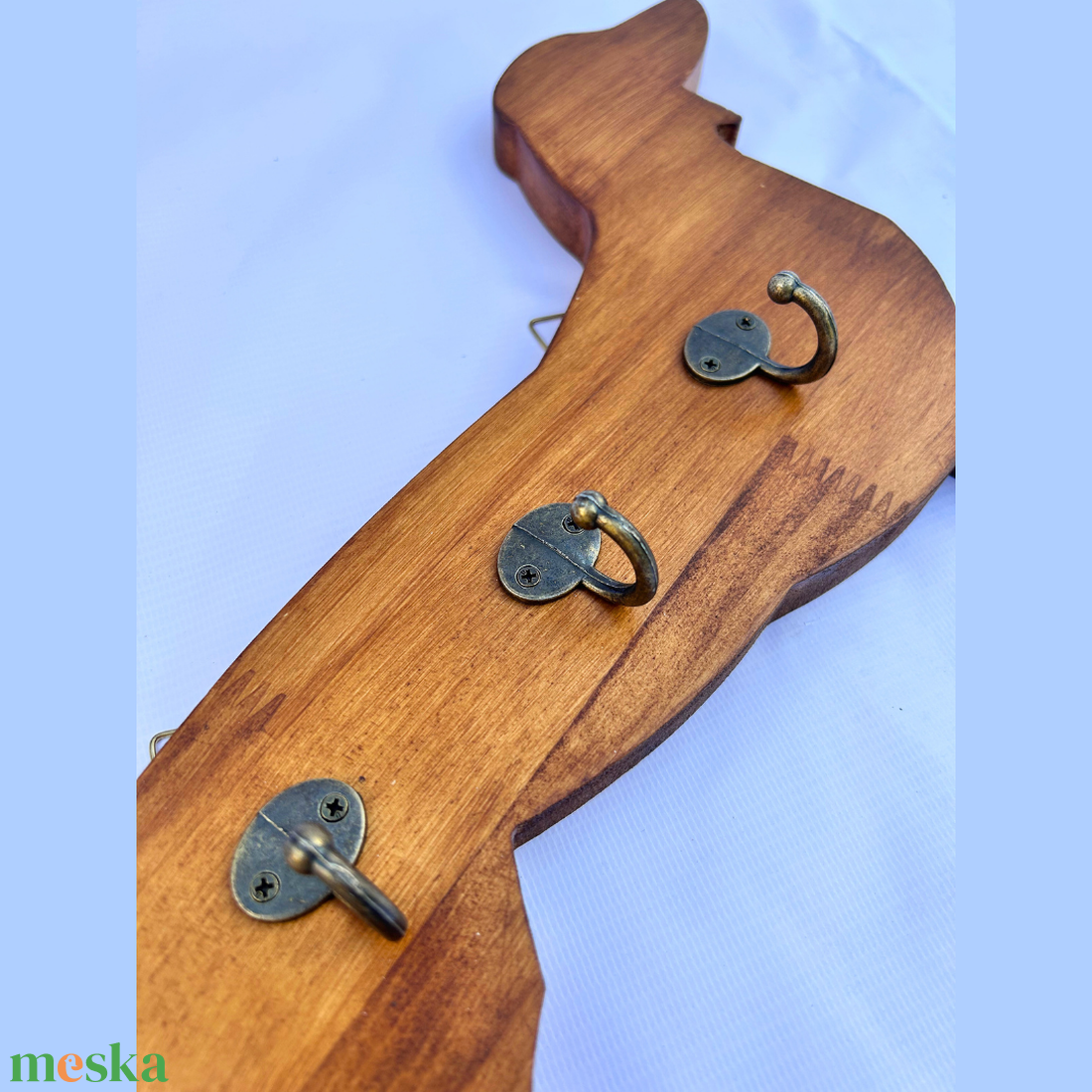 Tacskó formájú pórázakasztó (névvel kérhető) - otthon & életmód - kisállatoknak - kutyáknak - kutya póráz - Meska.hu