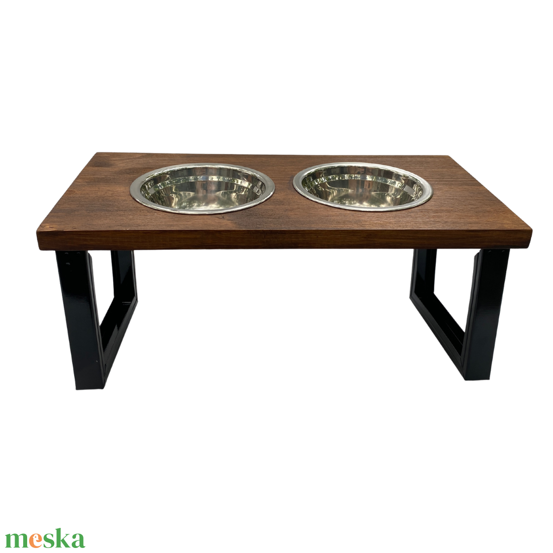 Magasított kutyaetető két tálas - otthon & életmód - kisállatoknak - kutyáknak - kutya etetés - Meska.hu