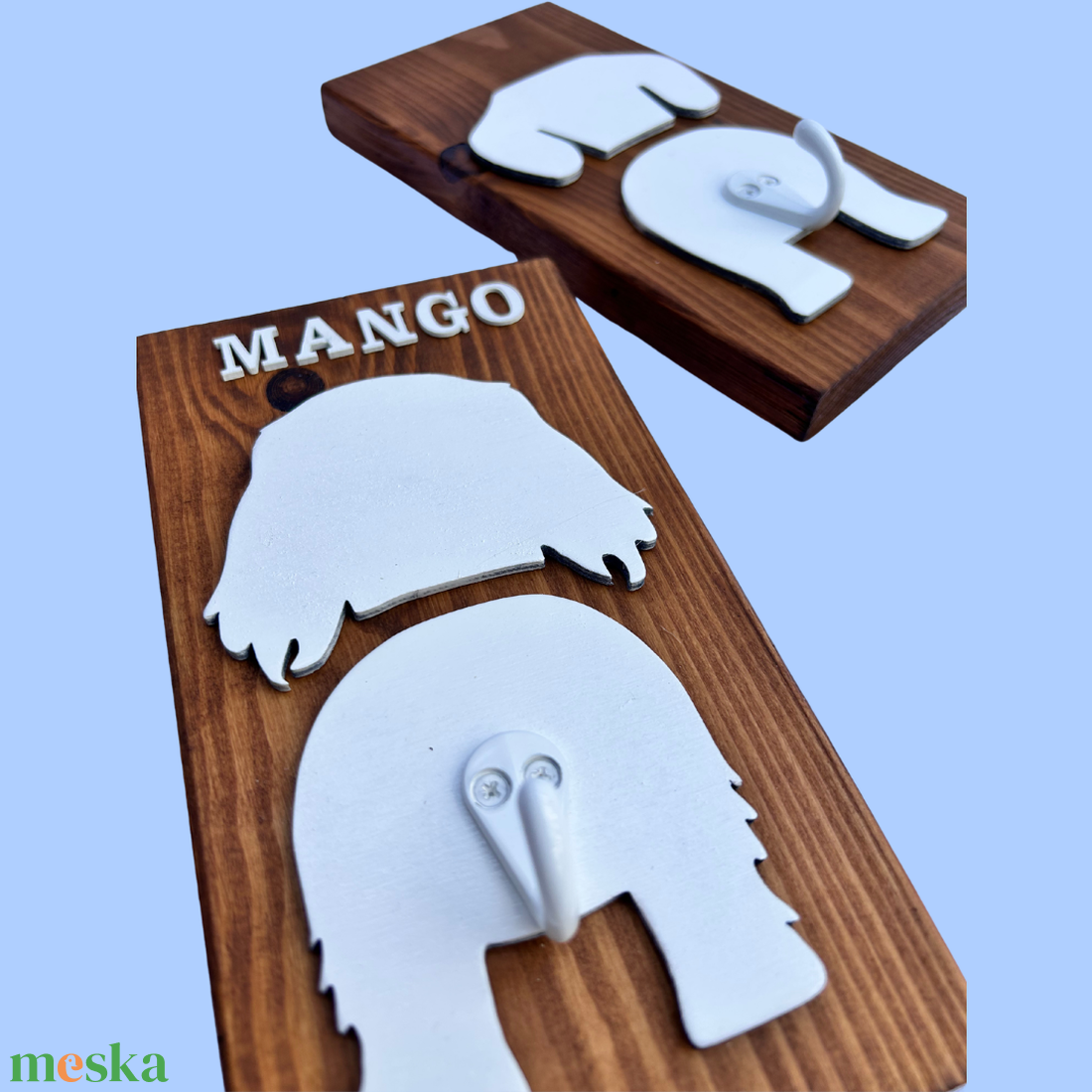 Tacskó mintás pórázakasztó (névvel kérhető) - otthon & életmód - kisállatoknak - kutyáknak - kutya póráz - Meska.hu