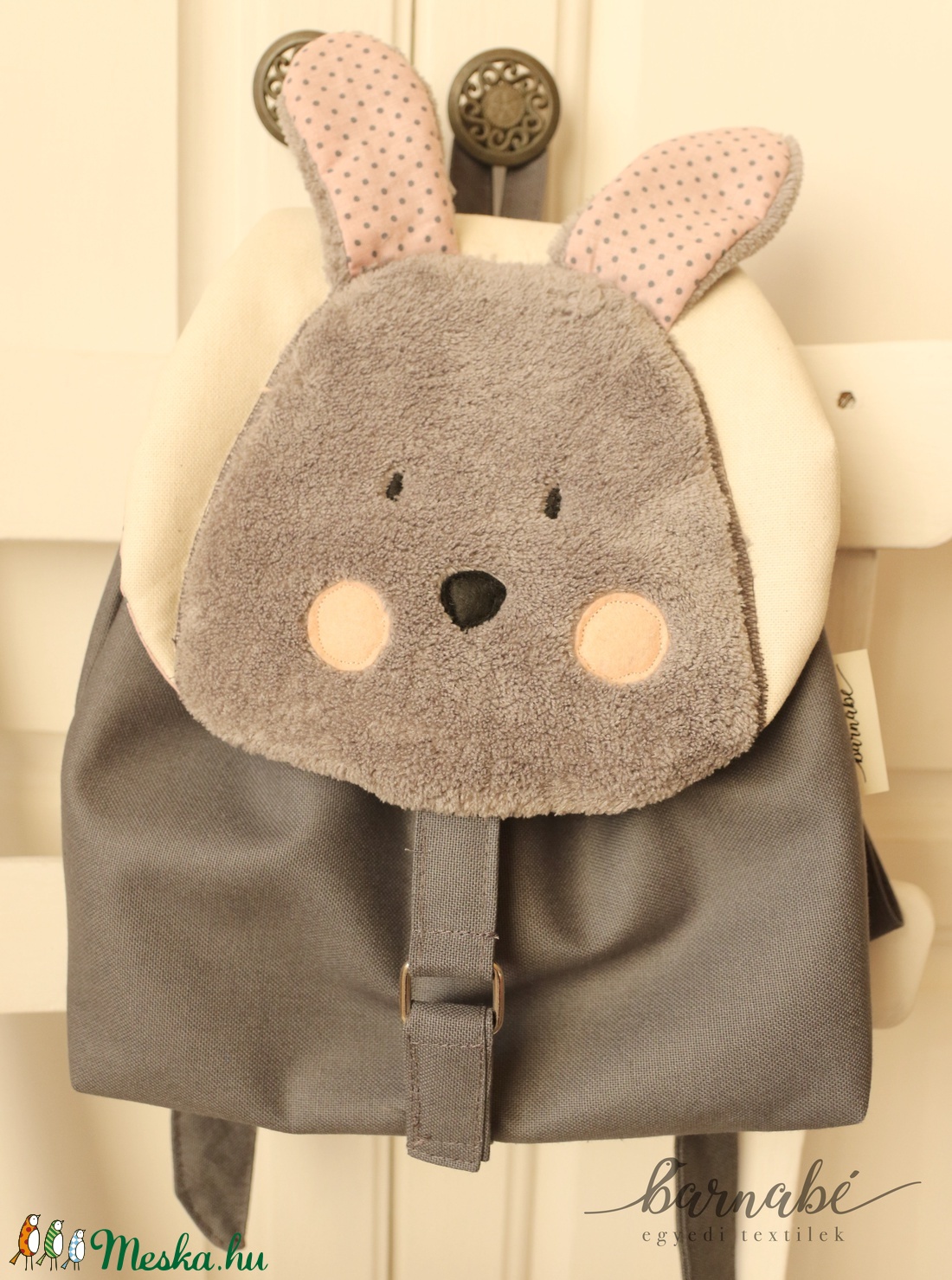 Nyuszis anya-lánya táskák - táska & tok - hátizsák - hátizsák - Meska.hu