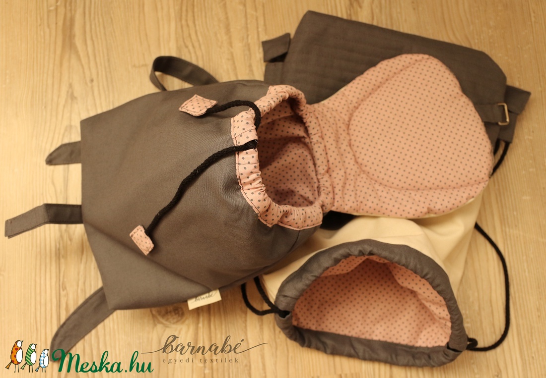 Nyuszis anya-lánya táskák - táska & tok - hátizsák - hátizsák - Meska.hu