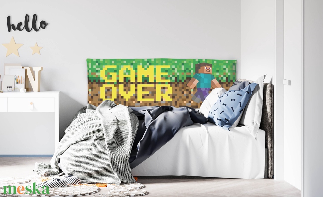 Pixel mintával készült gyermek falvédő - otthon & életmód - lakástextil - falvédő - Meska.hu Pixel mintával készült gyermek falvédő - otthon & életmód - lakástextil - falvédő - Meska.hu