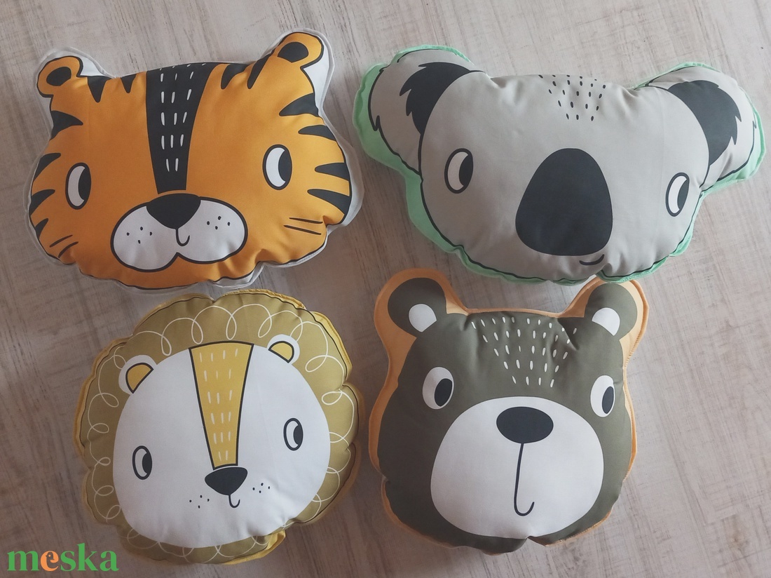 Állati jófej PÁRNA- vlasztott minta - tigris, koala, oroszlán, maci mintájú párnák gyerekeknek - otthon & életmód - babaszoba, gyerekszoba - gyerek díszpárna - Meska.hu Állati jófej PÁRNA- vlasztott minta - tigris, koala, oroszlán, maci mintájú párnák gyerekeknek - otthon & életmód - babaszoba, gyerekszoba - gyerek díszpárna - Meska.hu