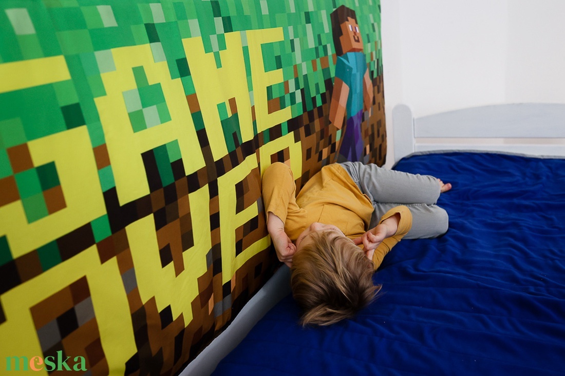 Pixel mintával készült gyermek falvédő - otthon & életmód - lakástextil - falvédő - Meska.hu Pixel mintával készült gyermek falvédő - otthon & életmód - lakástextil - falvédő - Meska.hu