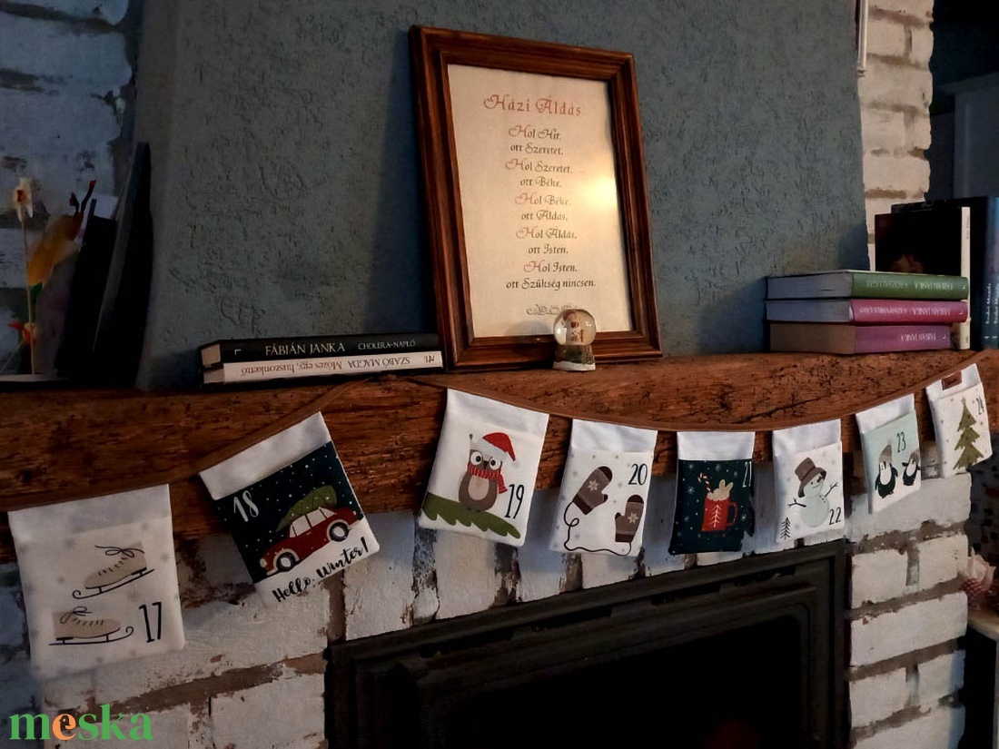 Zászlós adventi naptár-textil adventi kalendárium - otthon & életmód - dekoráció - fali és függő dekoráció - girland, zászlófűzér - Meska.hu Zászlós adventi naptár-textil adventi kalendárium - otthon & életmód - dekoráció - fali és függő dekoráció - girland, zászlófűzér - Meska.hu