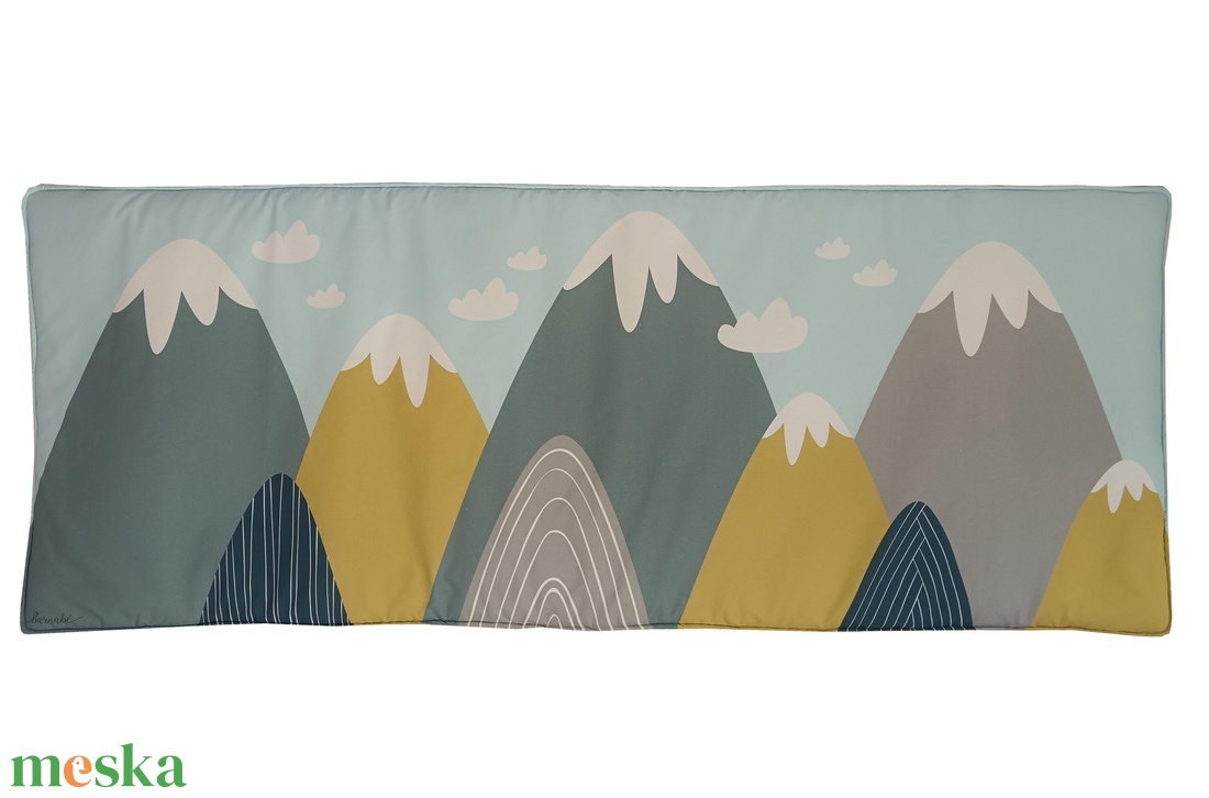Hegyvidék textil falvédő kisebb ágy mellé 158x64 cm - otthon & életmód - babaszoba, gyerekszoba - falvédő gyerekszobába - Meska.hu Hegyvidék textil falvédő kisebb ágy mellé 158x64 cm - otthon & életmód - babaszoba, gyerekszoba - falvédő gyerekszobába - Meska.hu