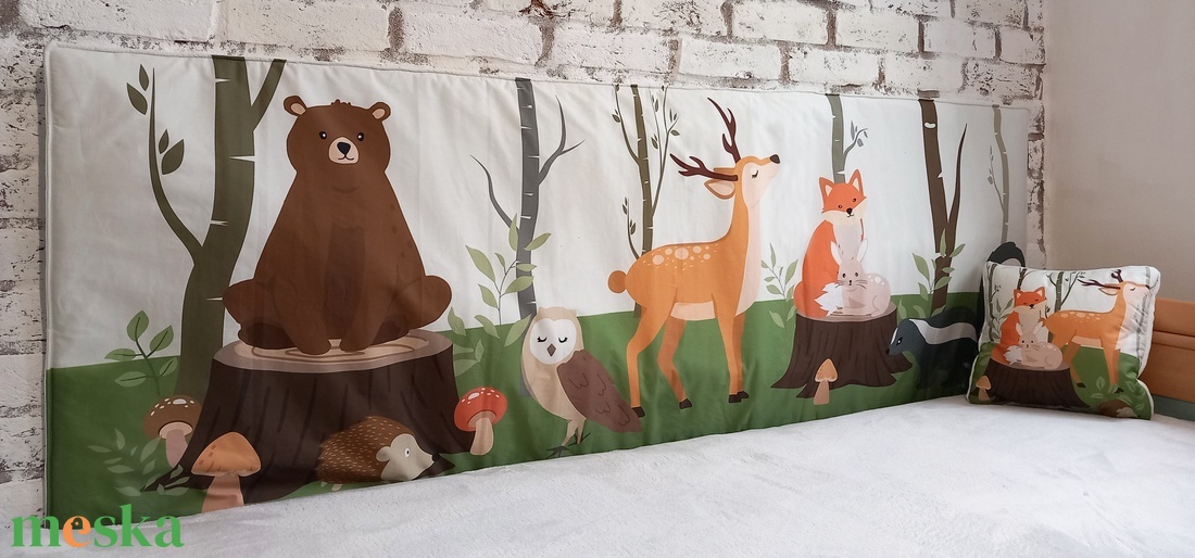 Pasztell erdő kis méretű falvédő - 158x64 cm - otthon & életmód - lakástextil - falvédő - Meska.hu Pasztell erdő kis méretű falvédő - 158x64 cm - otthon & életmód - lakástextil - falvédő - Meska.hu