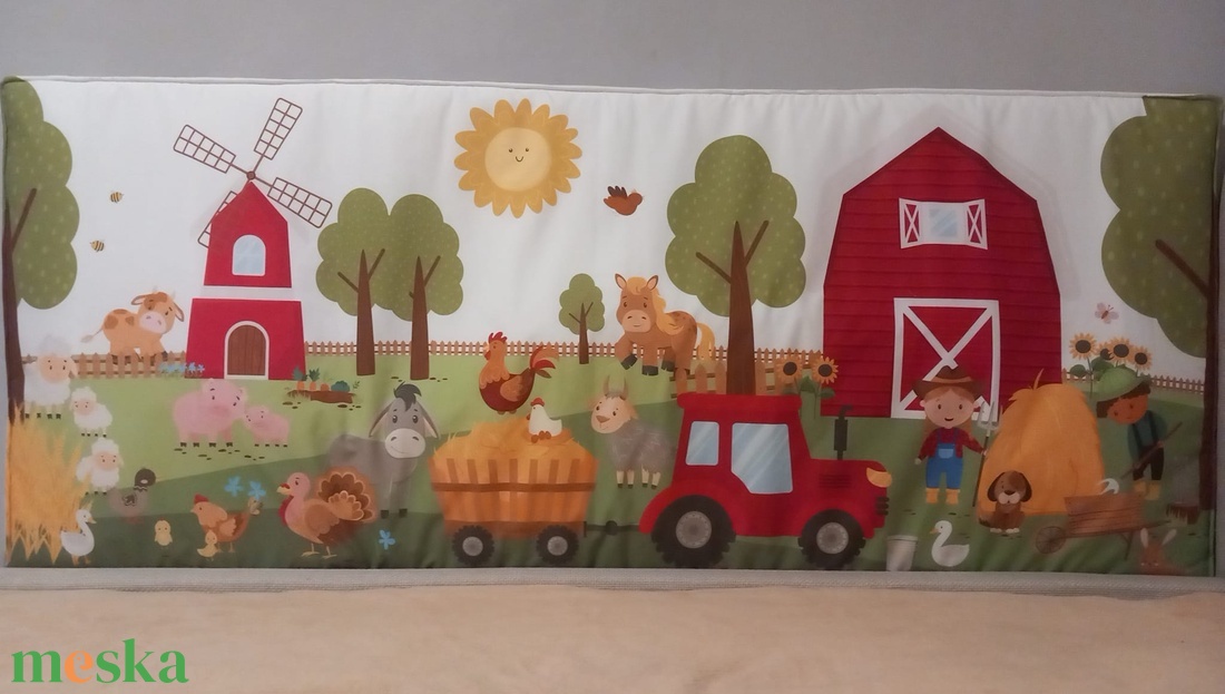 FARM mintás pamut falvédő - 158x64 cm - otthon & életmód - lakástextil - falvédő - Meska.hu FARM mintás pamut falvédő - 158x64 cm - otthon & életmód - lakástextil - falvédő - Meska.hu