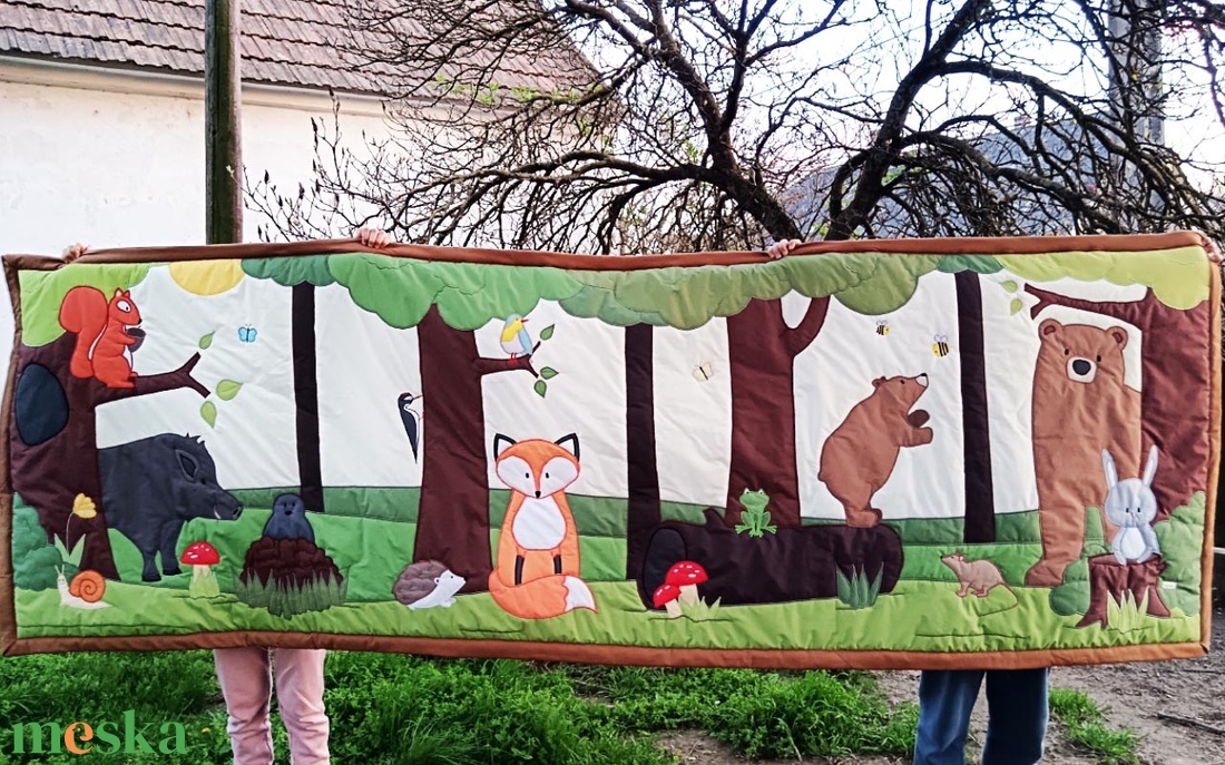 Mesél az erdő falvédő PRÉMIUM falvédő- egyedi kialakításban - otthon & életmód - babaszoba, gyerekszoba - falvédő gyerekszobába - Meska.hu Mesél az erdő falvédő PRÉMIUM falvédő- egyedi kialakításban - otthon & életmód - babaszoba, gyerekszoba - falvédő gyerekszobába - Meska.hu