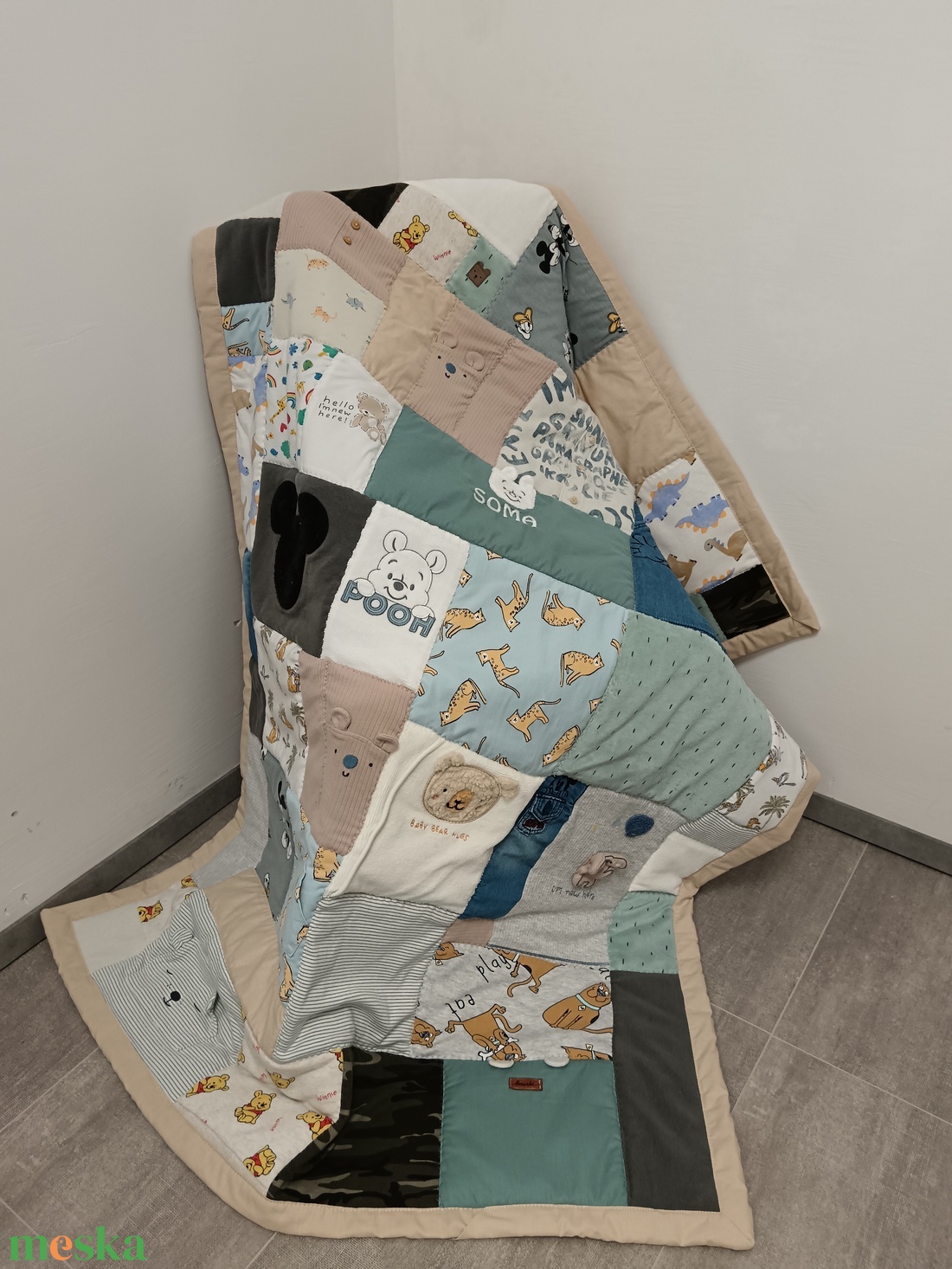 Patchwork EMLÉK-takaró babruhákból - otthon & életmód - lakástextil - ágytakaró - Meska.hu Patchwork EMLÉK-takaró babruhákból - otthon & életmód - lakástextil - ágytakaró - Meska.hu