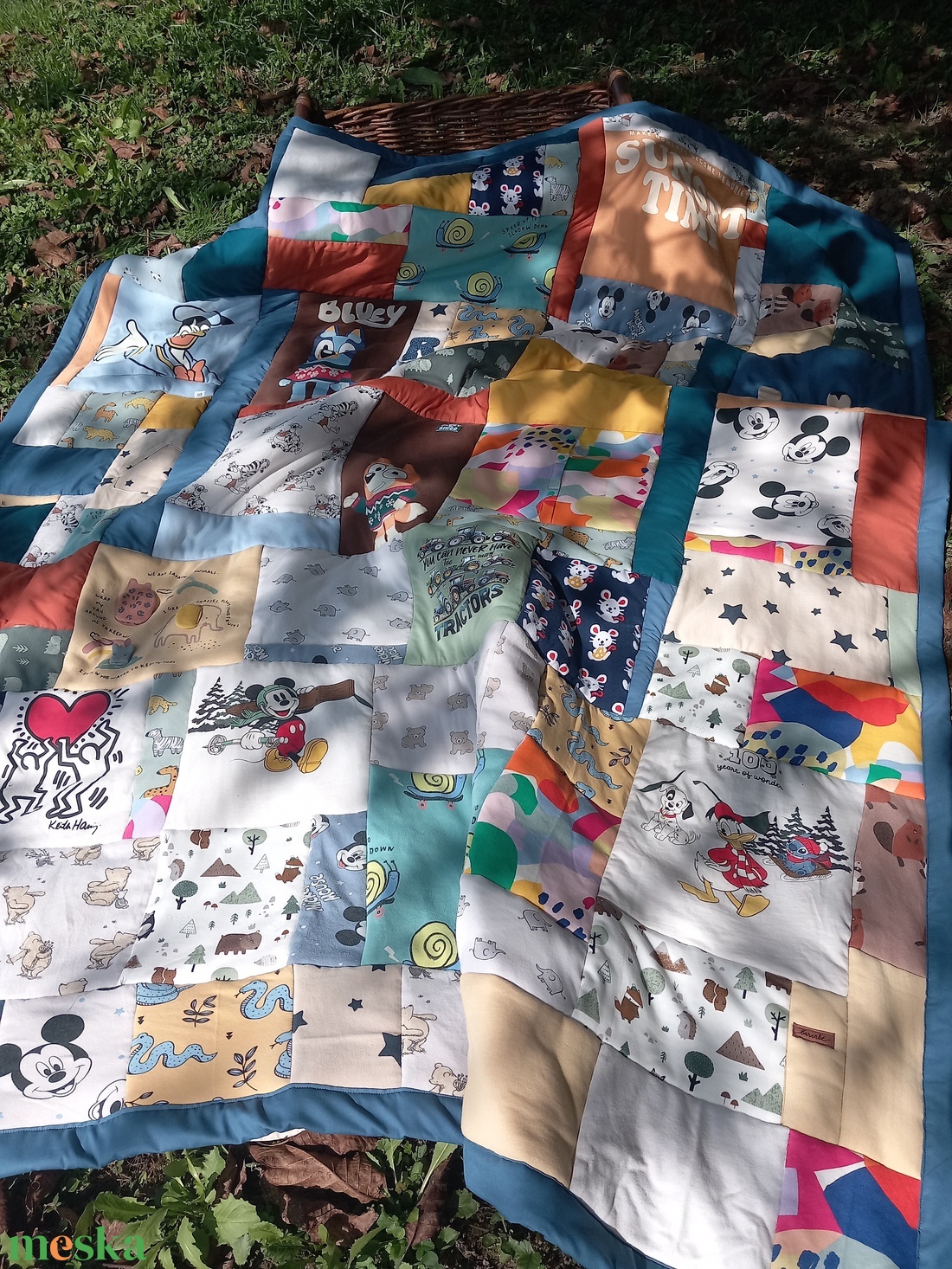 Patchwork EMLÉK-takaró babruhákból - otthon & életmód - lakástextil - ágytakaró - Meska.hu Patchwork EMLÉK-takaró babruhákból - otthon & életmód - lakástextil - ágytakaró - Meska.hu