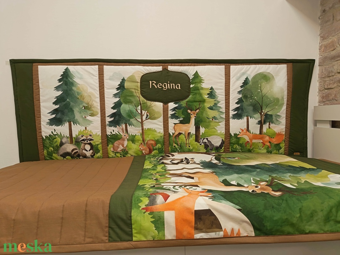 Textil falvédő - faliszőnyeg - Vadász színekben erdő mintával - otthon & életmód - babaszoba, gyerekszoba - falvédő gyerekszobába - Meska.hu Textil falvédő - faliszőnyeg - Vadász színekben erdő mintával - otthon & életmód - babaszoba, gyerekszoba - falvédő gyerekszobába - Meska.hu