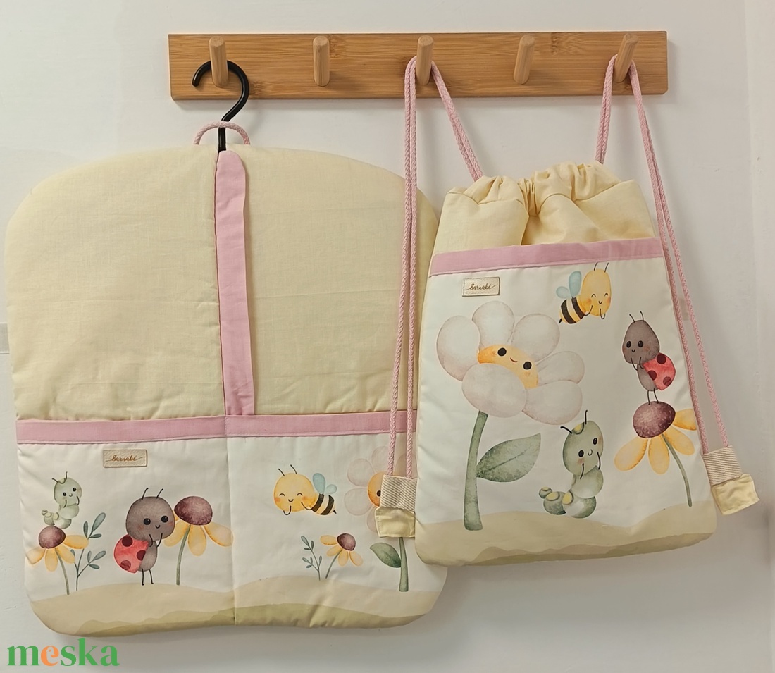 Oviszsák és tornazsák - bohgárka mintával - játék & sport - ovis felszerelés - ovis szett - Meska.hu