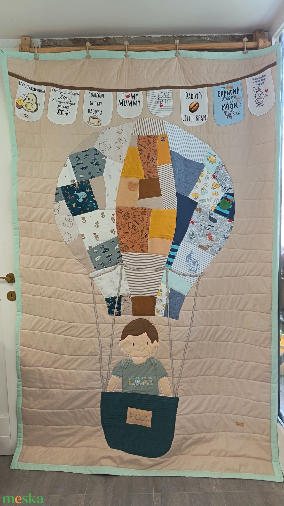 Egyedi mintás EMLÉK-takaró babruhákból 130x200 cm - otthon & életmód - lakástextil - ágytakaró - Meska.hu