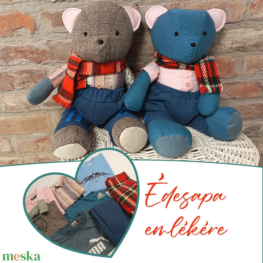 Emlék-mackó - otthon & életmód - lakástextil - ágytakaró - Meska.hu