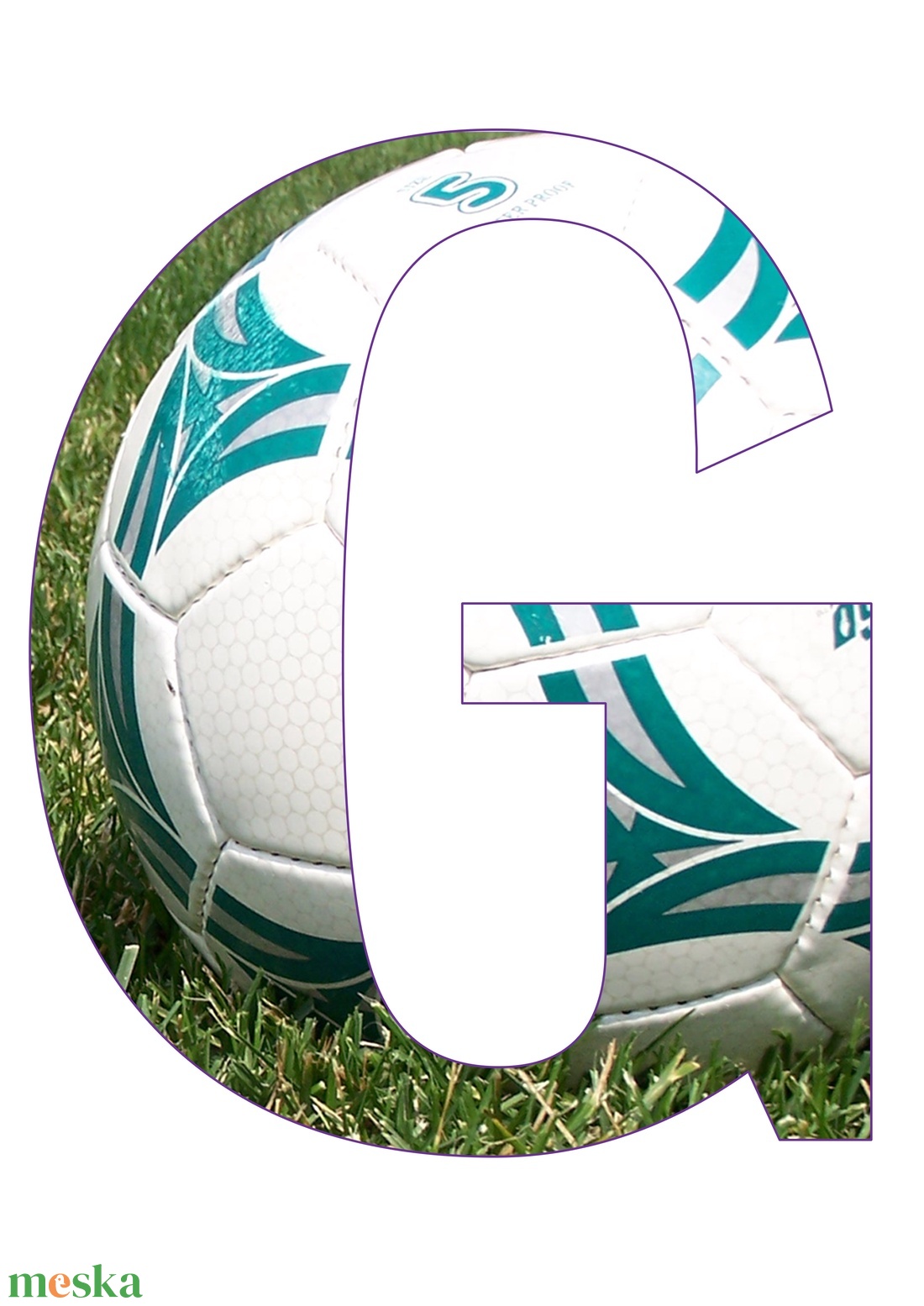 Futballmintás kezdőbetű - művészet - grafika & illusztráció - digitális - Meska.hu Futballmintás kezdőbetű - művészet - grafika & illusztráció - digitális - Meska.hu