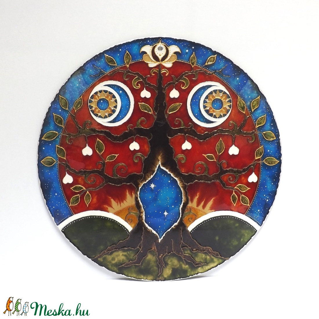 Átjáró (mandala, üvegfestmény) - - Meska.hu Átjáró (mandala, üvegfestmény) - - Meska.hu