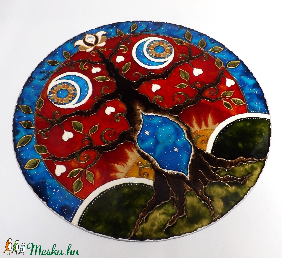 Átjáró (mandala, üvegfestmény) - - Meska.hu Átjáró (mandala, üvegfestmény) - - Meska.hu