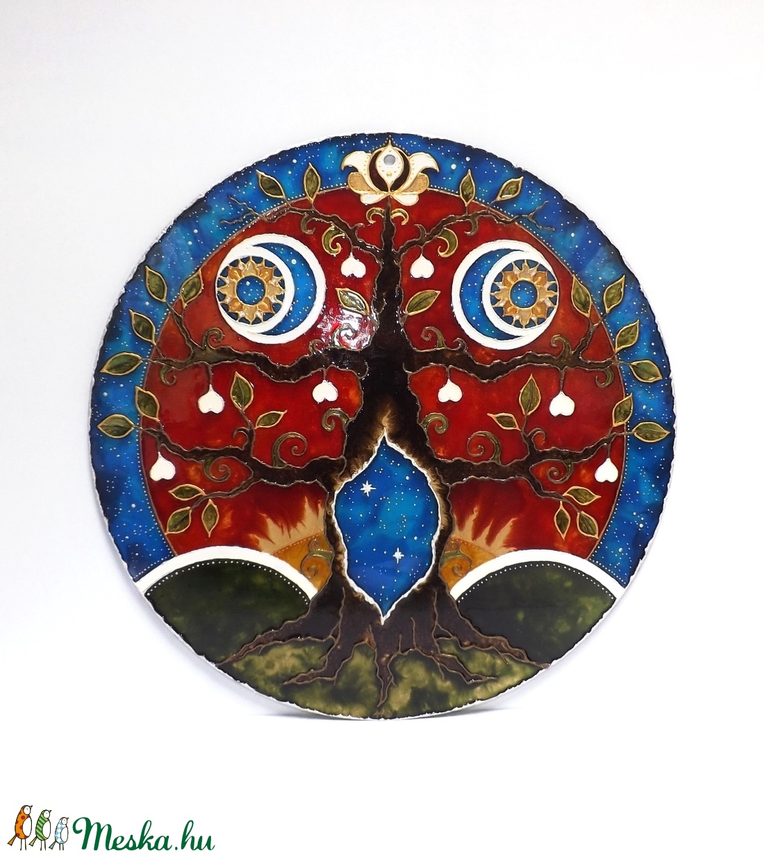 Átjáró (mandala, üvegfestmény) - - Meska.hu Átjáró (mandala, üvegfestmény) - - Meska.hu