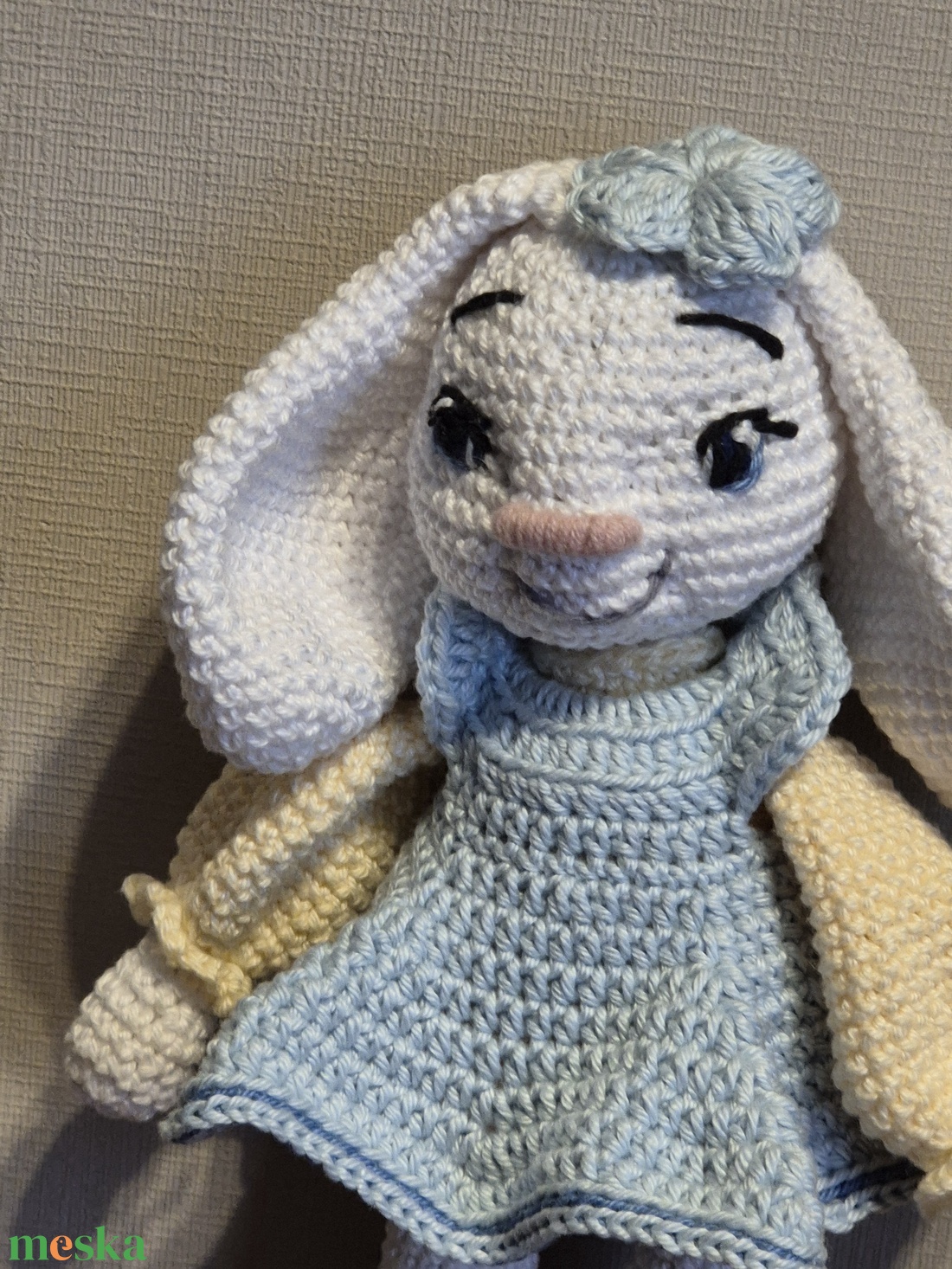 Amigurumi nyuszilány - játék & sport - plüssállat & játékfigura - nyuszi - Meska.hu Amigurumi nyuszilány - játék & sport - plüssállat & játékfigura - nyuszi - Meska.hu