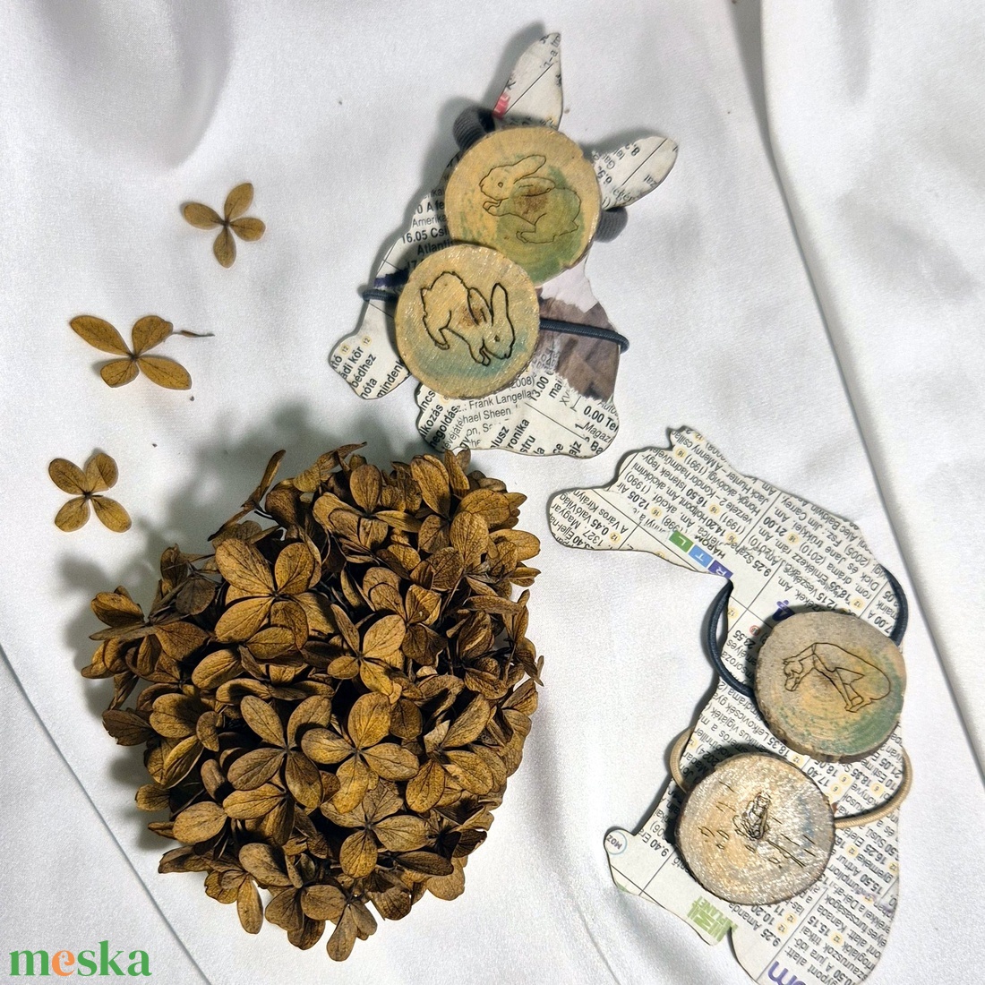 Állatos hajgumi szettek - ruha & divat - hajdísz & hajcsat - hajgumi - Meska.hu